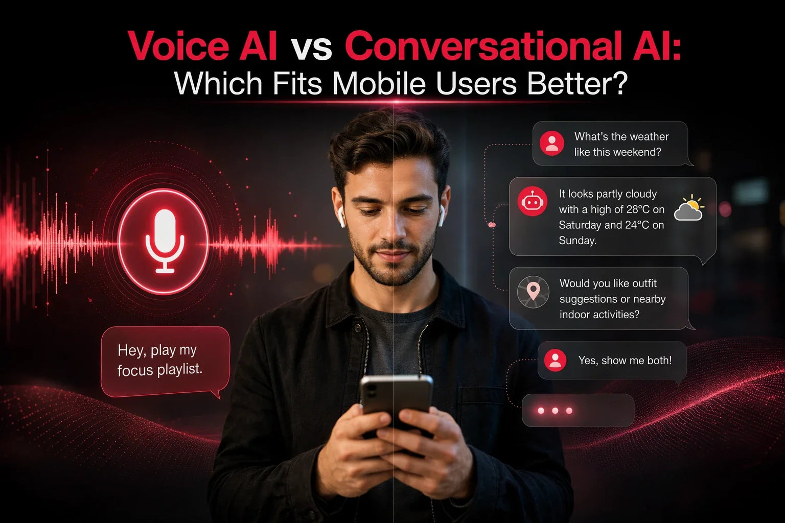Voice AI vs Conversational AI: Which Fits Mobile Users Better?