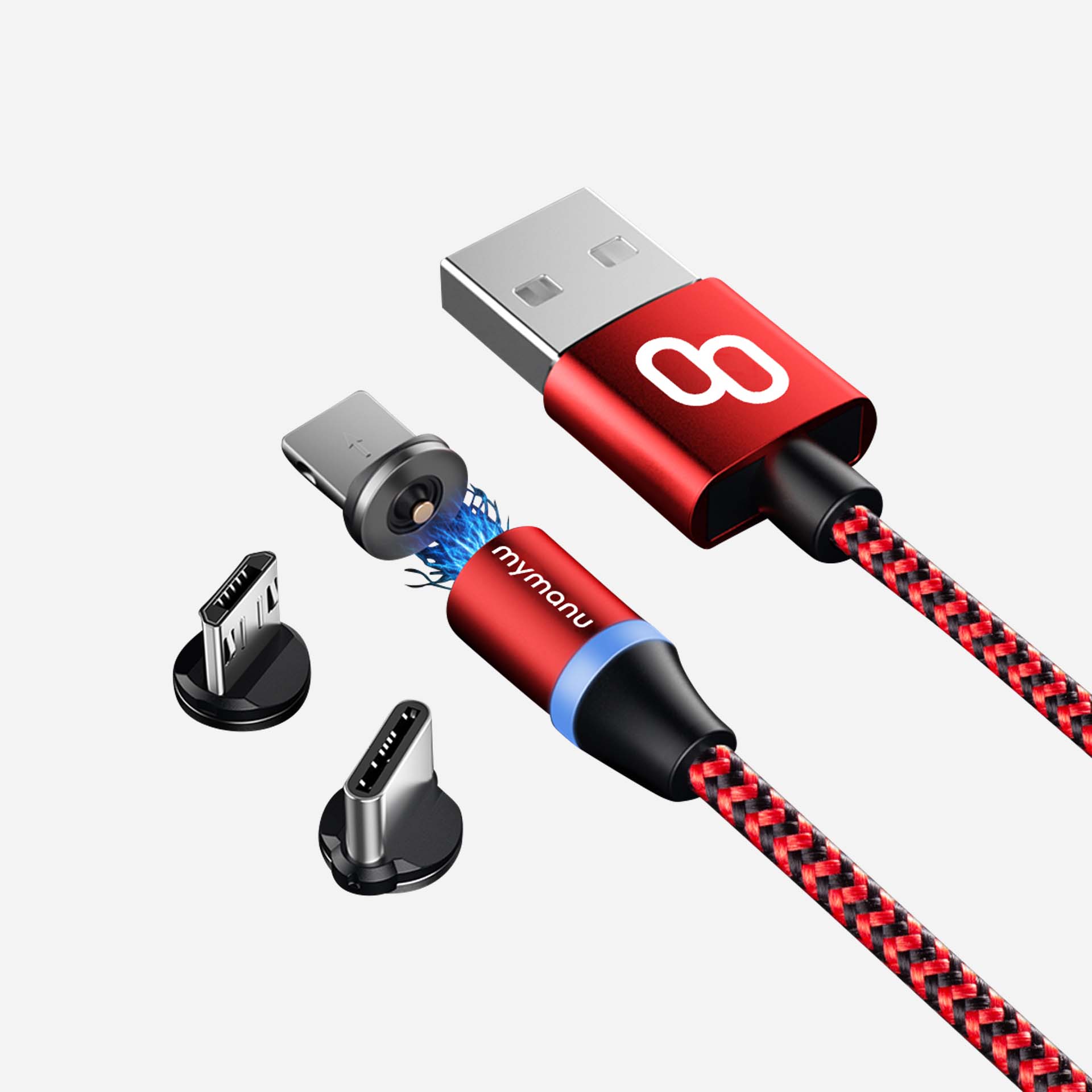 Genius 3 magnetic charging cable for Both IOS &Android –