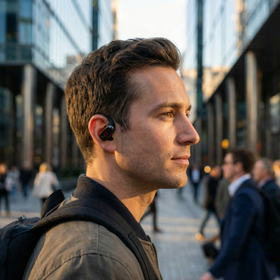 Mymanu Orb open-ear translation earbuds for runners